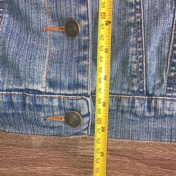 Juniors Size Medium Stretch Denim Insulated So Jacket - Picture 5 of 10